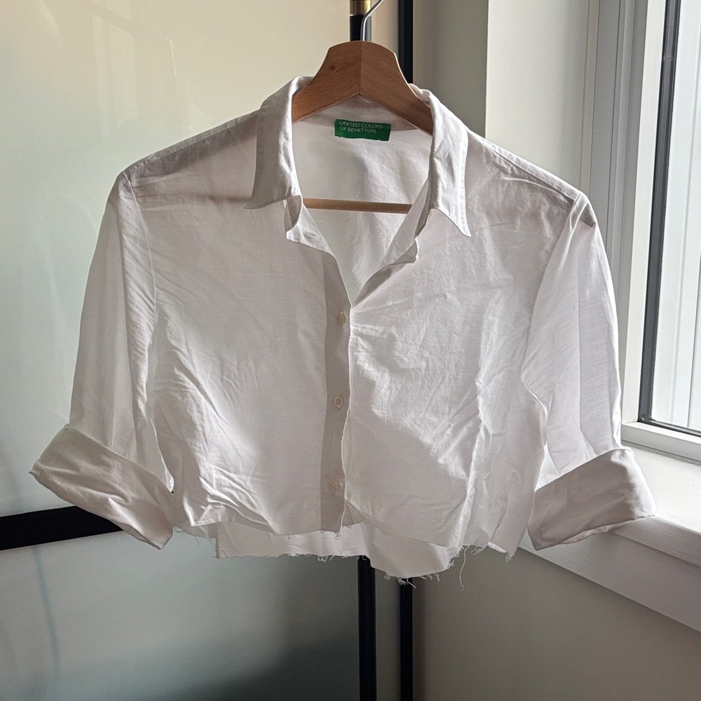 United Colors Of Benetton Cropped Blouse